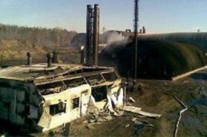Pyrolysis gas explosion in Khanty-Mansiysk