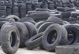 Tire recycling facility