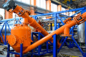 The continuous pyrolysis plant UTD-2-800