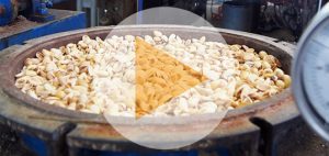 Processing pistachio shell