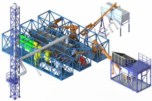 Pyrolysis plant TDP-2-800