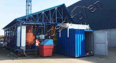Auto shredder residue treatment plant