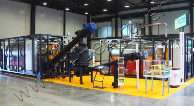 Motor fuel production plant