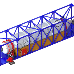 Plastic pyrolysis plant TDP-2-1000R