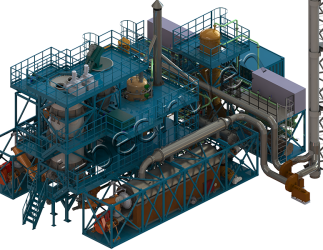 Continuous Thermal Decomposition Plant (TDP-2-2000)