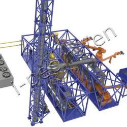Pyrolysis plant TDP-2-2000
