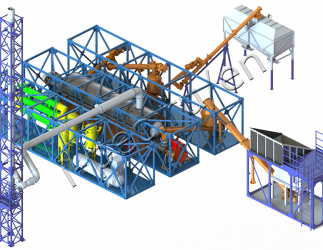 Continuous Thermal Decomposition Plant (TDP-2-800)