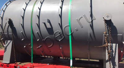 Storage tank for a processed product