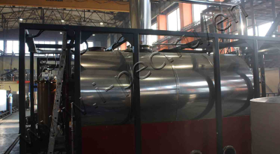 Waste to oil plant
