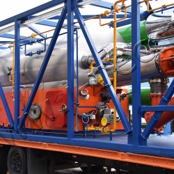 Установка пиролиза нефтешламов УТД-2-200