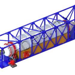 Установка пиролиза пластика УТД-2-1000