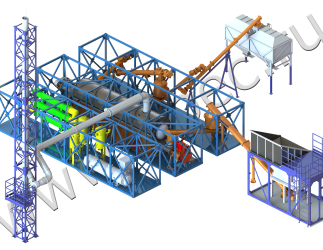 Установка термической деструкции УТД-2-800